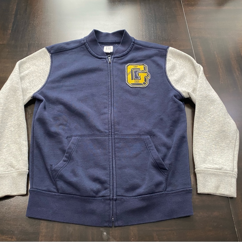 Boys Zip Up Sweater Size L(10)
